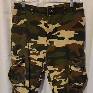 Camo-Style Jean Joggers